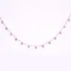 Pink Sapphire Necklace