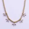 Diamond Flower Necklace