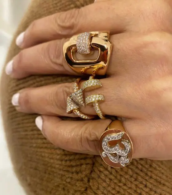 Diamond & Gold Rings