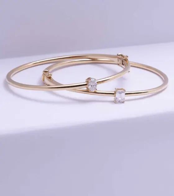 White Diamond Bangle