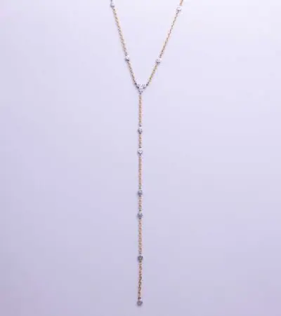 Diamond & Chain Lariat