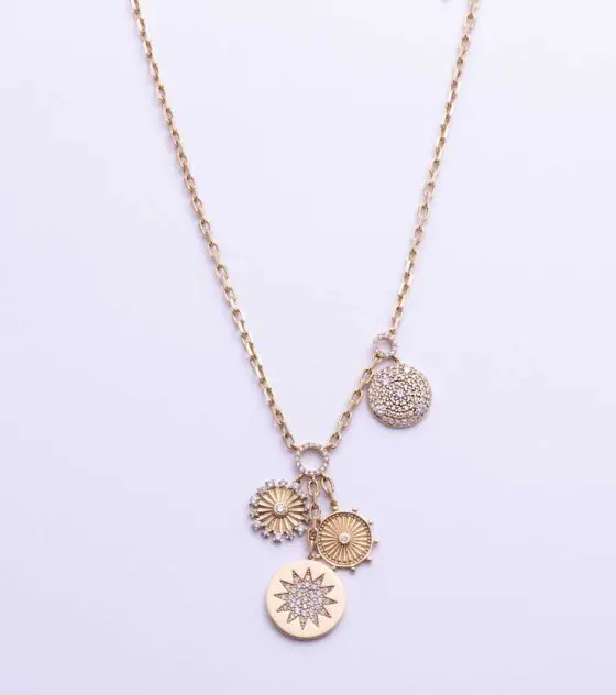 Star Diamond Charm Necklace