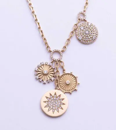 Diamond Celestial Drop Necklace